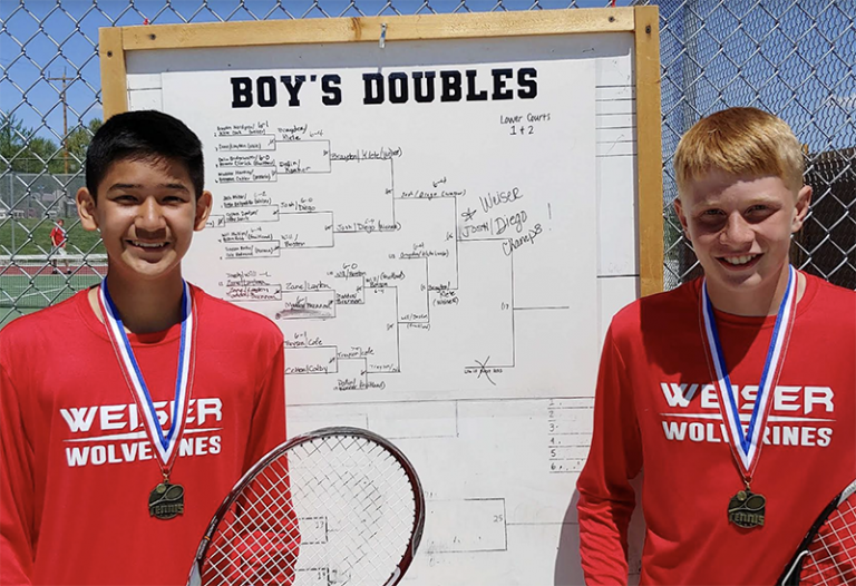 Weiser Middle School Tennis Wins! 