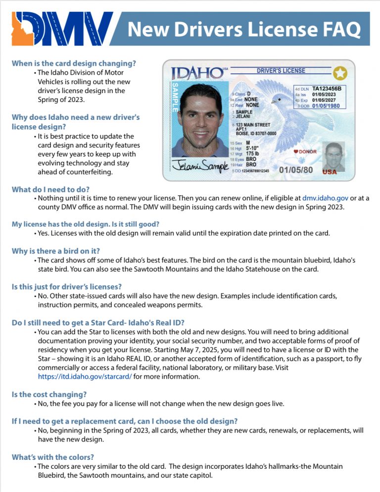 Changes Coming to Drivers Licensing in Idaho Living In the News