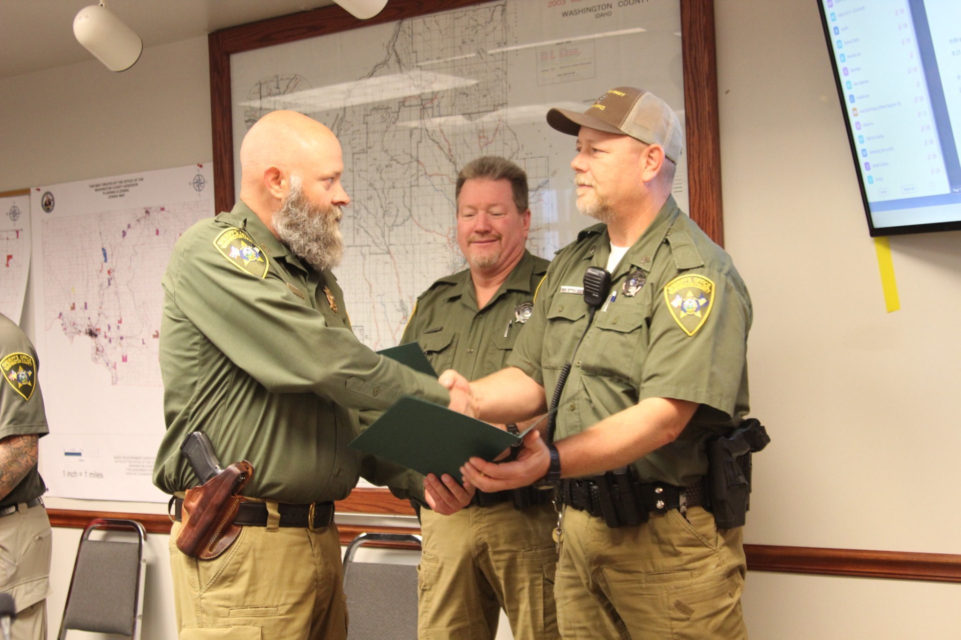 Washington County Sheriffs Office Recognizes Sgt Waite And Deputy